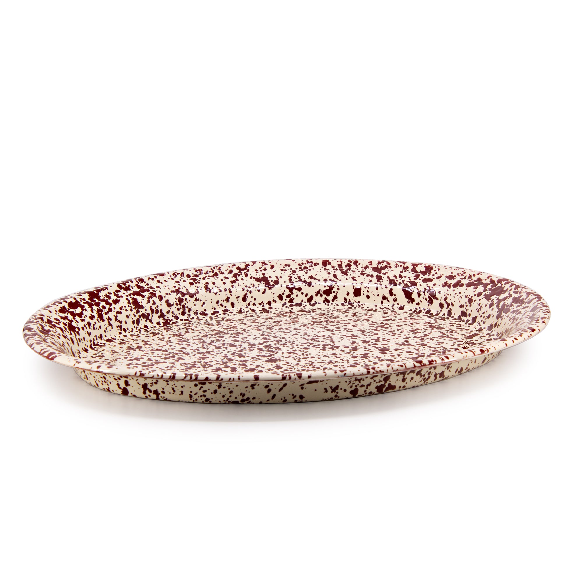 Splatter Oval Platter