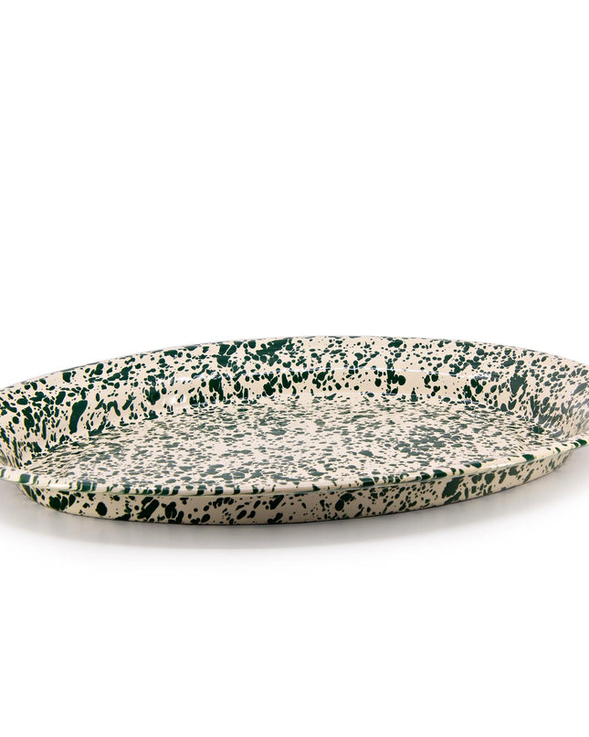 Splatter Oval Platter