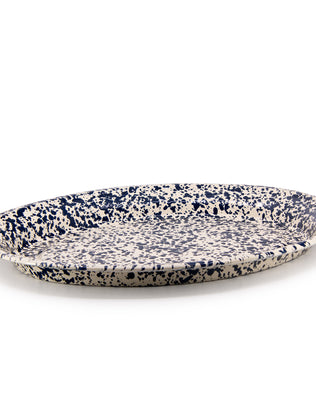 Splatter Oval Platter