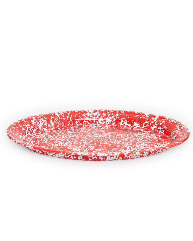 Splatter Oval Platter