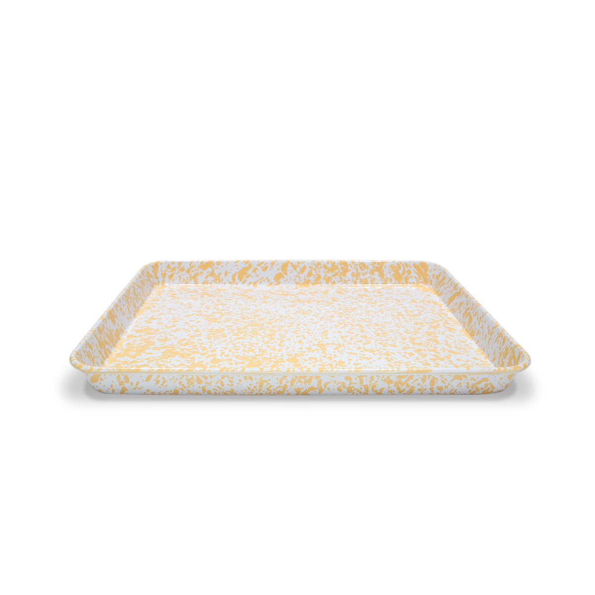 ecomposer-color-yellow splatter, D90YM - Splatter Large Rectangle/Jelly Roll Tray, Yellow Splatter