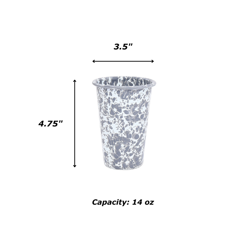 Splattered 14oz Tumblers (Set of 4)