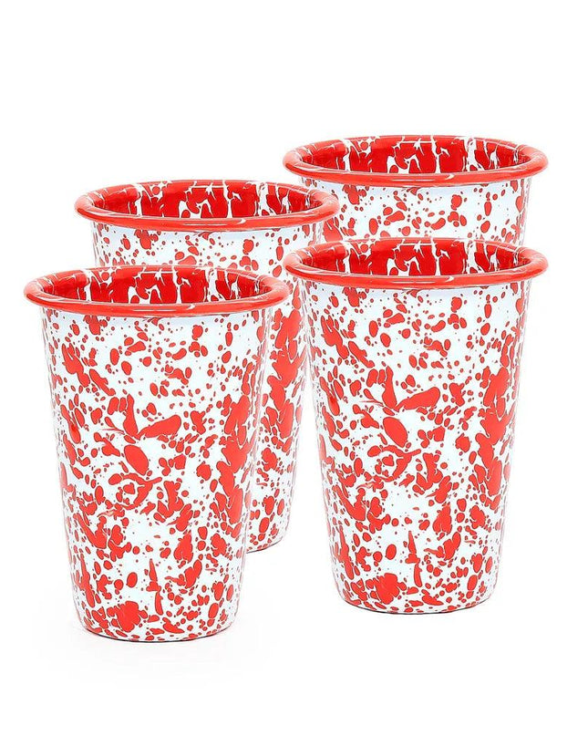 Splattered 14oz Tumblers (Set of 4)