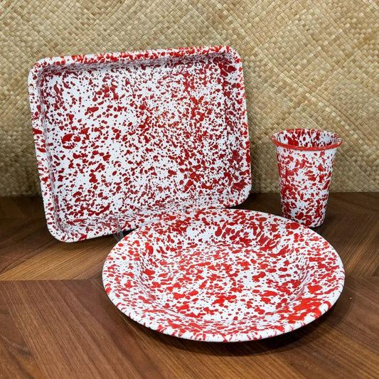 Splattered 14oz Tumblers (Set of 4)