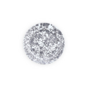 ecomposer-color-grey splatter, D99GYM-4 - Splatter Flat Salad Plates, Set of 4, Grey Splatter