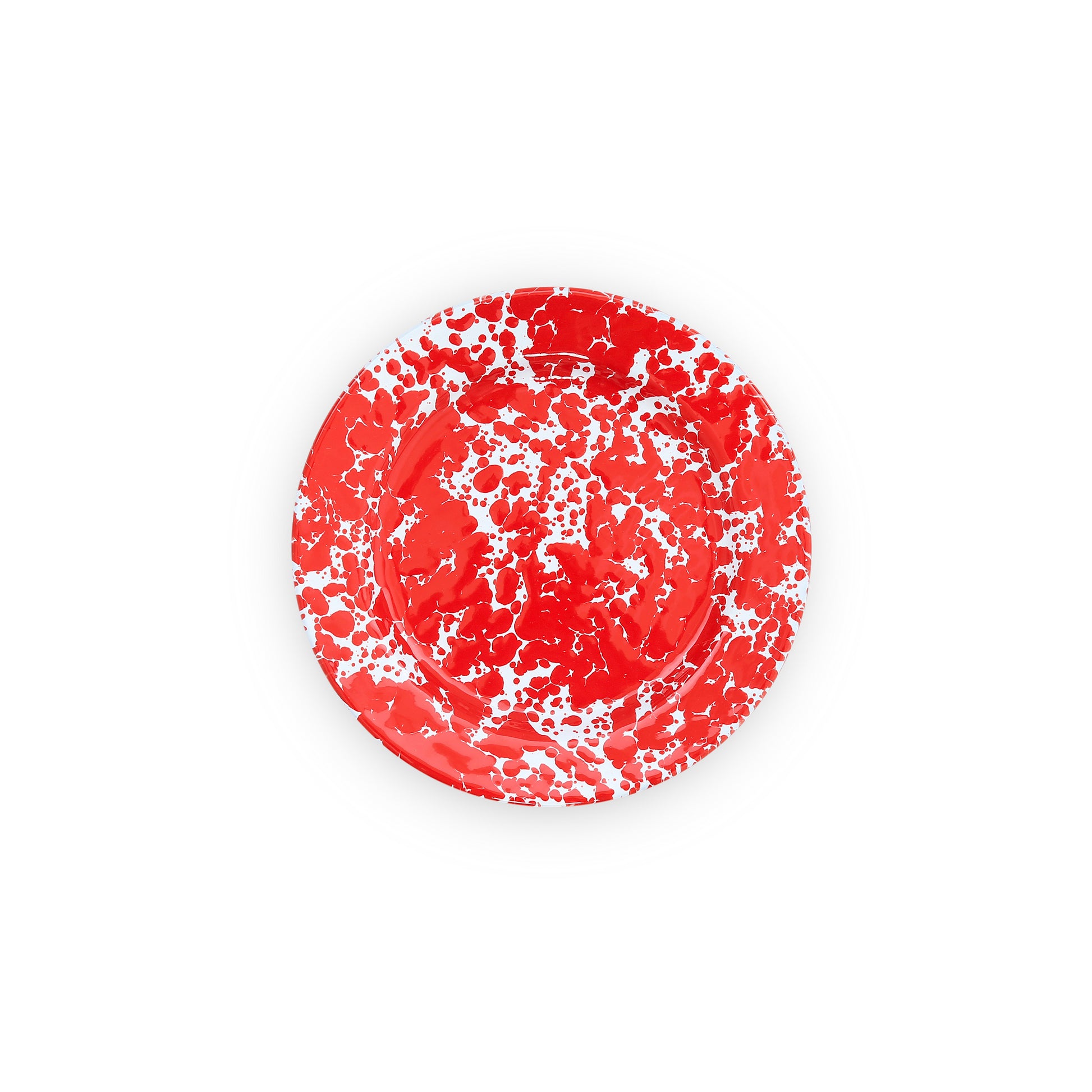 Splatter Flat Salad Plates, Set of 4