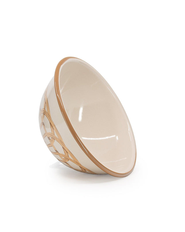 Domino x CCH Wicker Small Serving Bowl