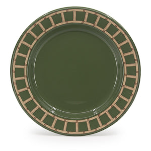 ecomposer-color-sage, DM20WKR-SAG-4 - Domino x CCH Wicker Dinner Plates, Set of 4, Sage
