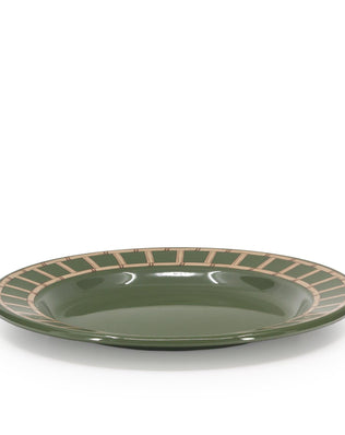 Domino x CCH Wicker Dinner Plates, Set of 4