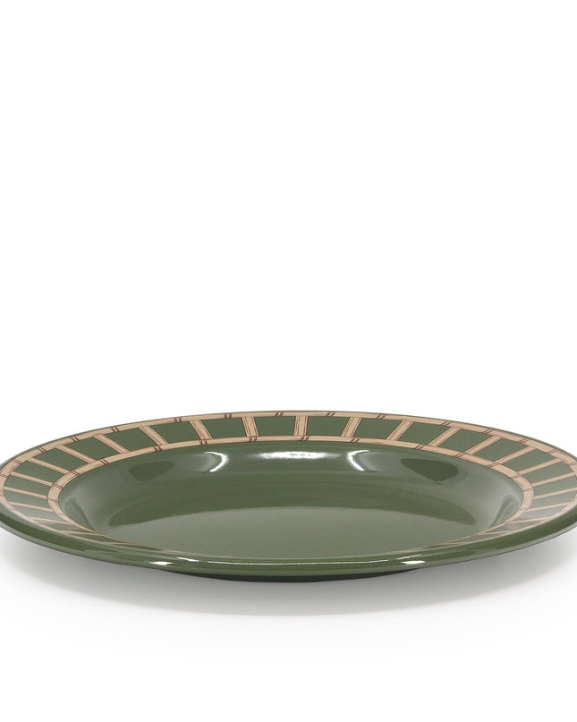 Domino x CCH Wicker Dinner Plates, Set of 4