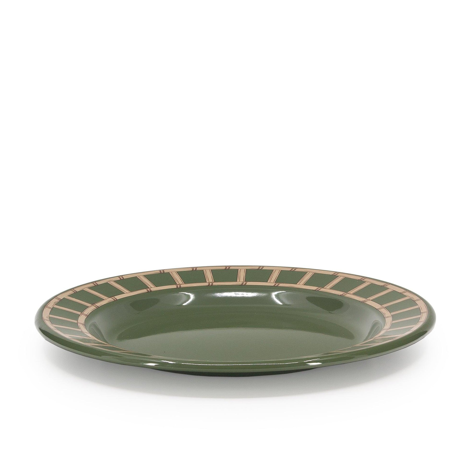 Domino x CCH Wicker Dinner Plates, Set of 4