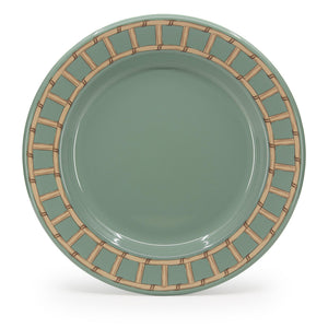ecomposer-color-sea blue, DM20WKR-SBL-4 - Domino x CCH Wicker Dinner Plates, Set of 4, Sea Blue