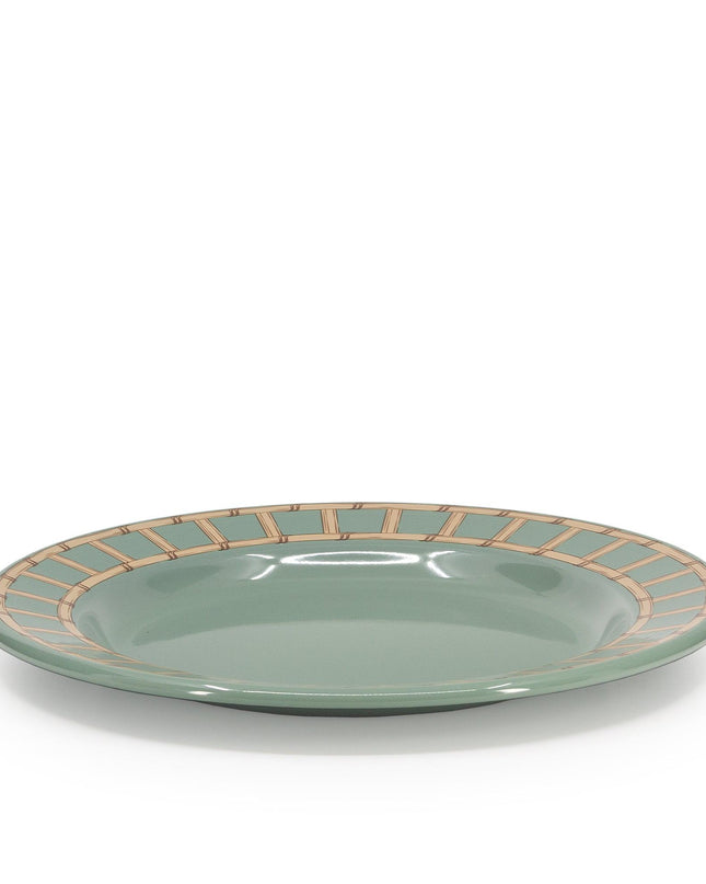 Domino x CCH Wicker Dinner Plates, Set of 4