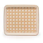 Domino x CCH Wicker Medium Rectangle Tray