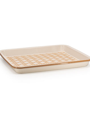 Domino x CCH Wicker Medium Rectangle Tray