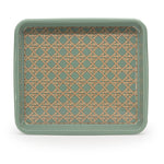 Domino x CCH Wicker Medium Rectangle Tray