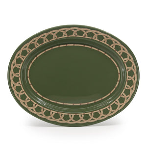 ecomposer-color-sage, DM97WKR-SAG - Domino x CCH Wicker Small 14 inch Oval Tray, Sage