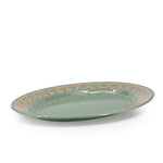 Domino x CCH Wicker Small 14 inch Oval Tray