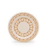 Domino x CCH Wicker Flat Salad Plates, Set of 4