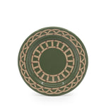 Domino x CCH Wicker Flat Salad Plates, Set of 4