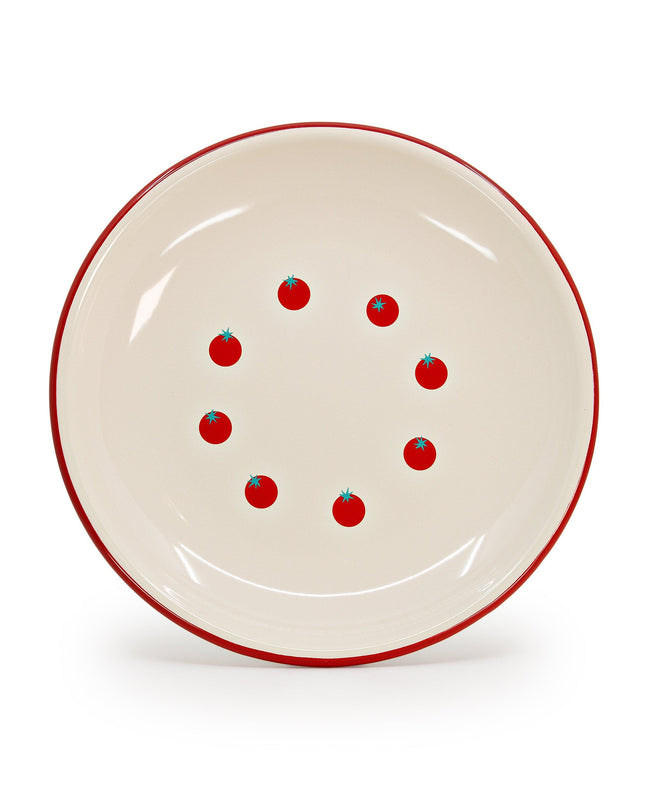 Dan Pelosi x CCH Tomato Coupe Dinner Plates, Set of 2