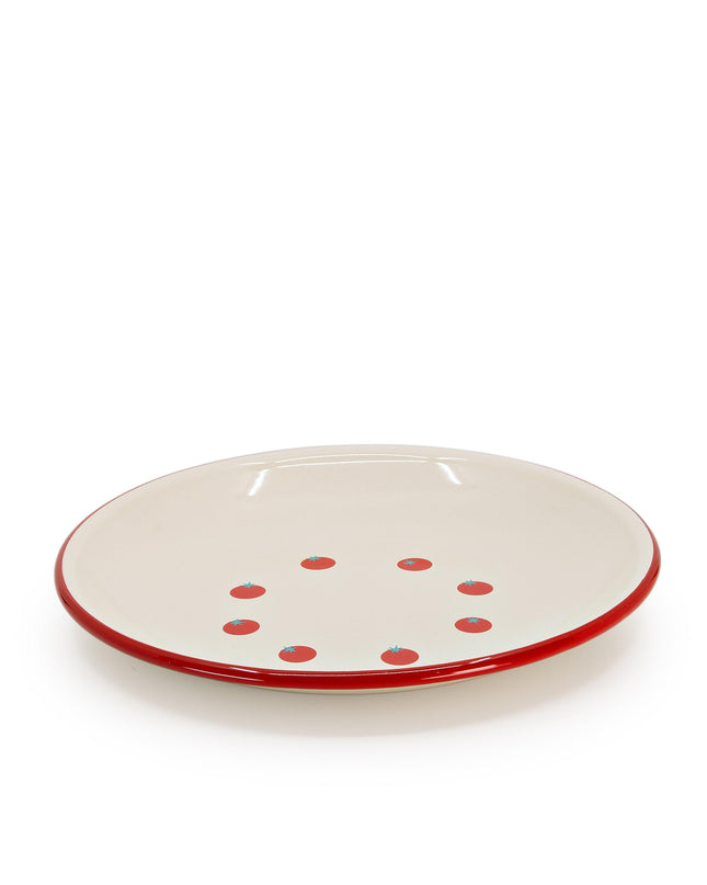 Dan Pelosi x CCH Tomato Coupe Dinner Plates, Set of 2