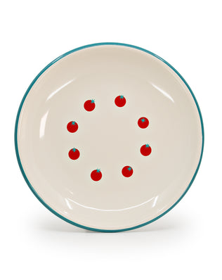 Dan Pelosi x CCH Tomato Coupe Dinner Plates, Set of 2