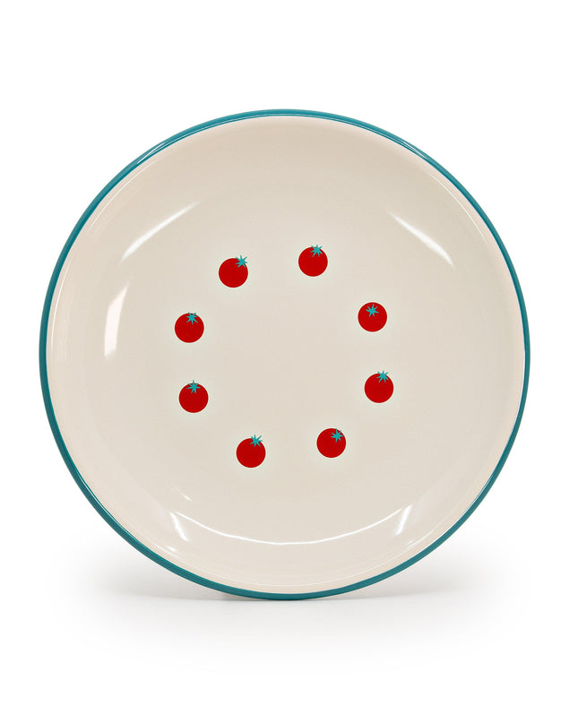 Dan Pelosi x CCH Tomato Coupe Dinner Plates, Set of 2