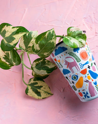 Lisa Congdon x CCH 14 oz Tumbler, Pink Dog