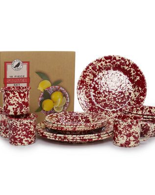 Splatter 16 Piece Dinnerware Set