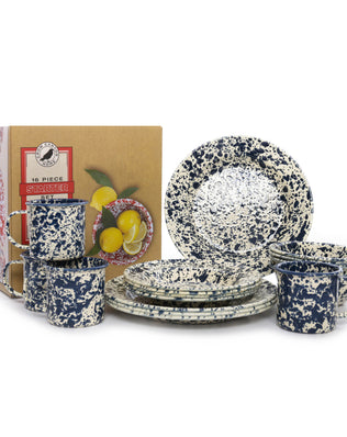Splatter 16 Piece Dinnerware Set