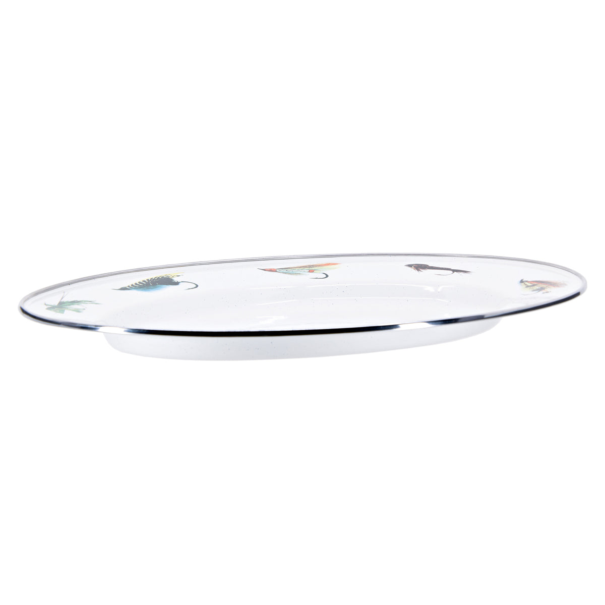 FF06 - Fishing Fly Oval Platter  3