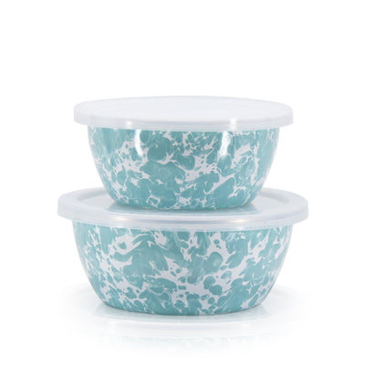 Sea Glass Swirl 2 pc Prep Bowl Set