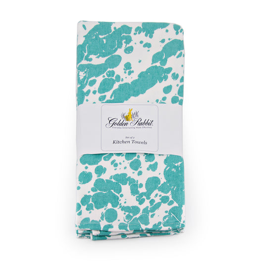 GL52 - Sea Glass Swirl Kitchen Towel - Set of 2  2