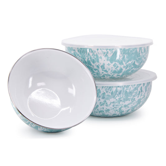 GL54 - Sea Glass Swirl Mixing Bowls  2