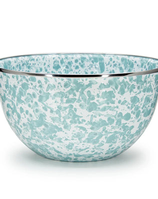 GL89 - Sea Glass Large Salad Bowl - Golden Rabbit Enamelware