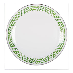 GS36S2 - Green Scallop Chargers - Set of 2  4