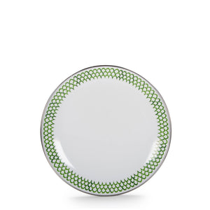 GS69S4 - Green Scallop Sandwich Plates - Set of 4  4