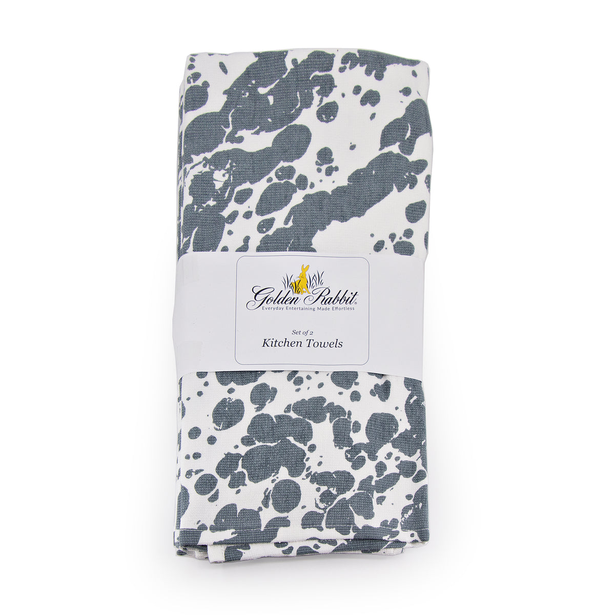GY52 - Grey Swirl Kitchen Towel - Set of 2  2