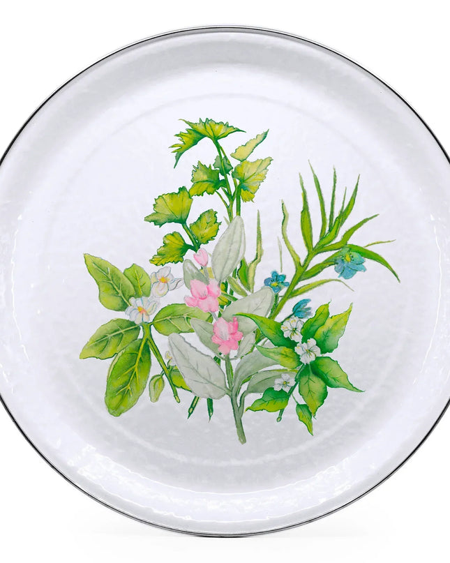 HB21 - Herb Medium Tray - Golden Rabbit Enamelware