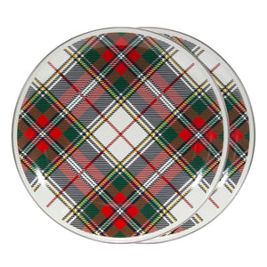 HP36S2 - Highland Plaid Chargers - Set of 2  2