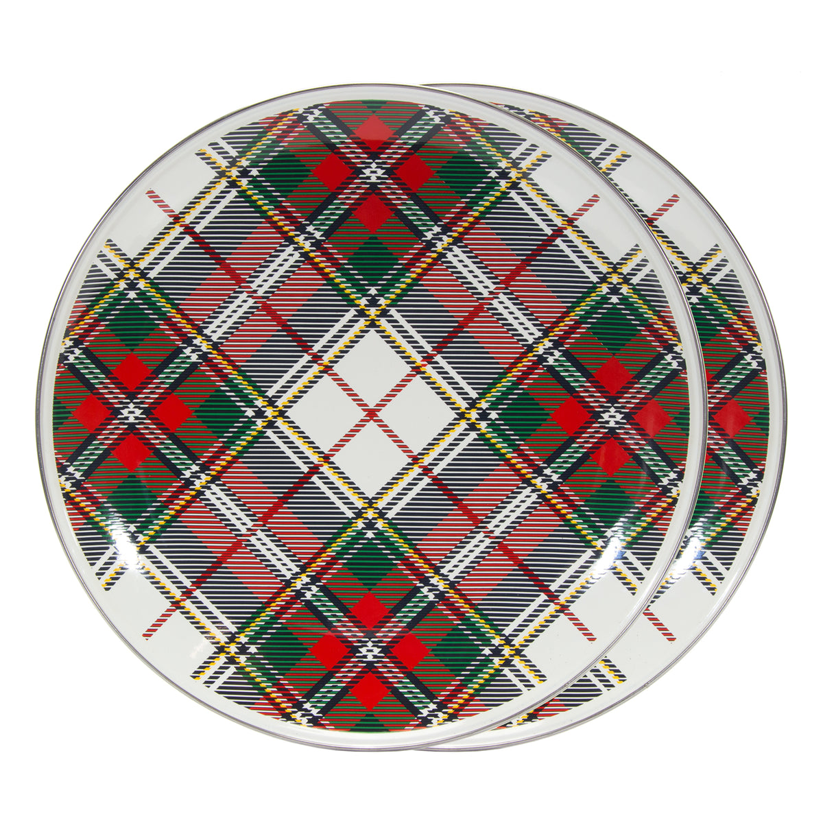 HP36S2 - Highland Plaid Chargers - Set of 2  2