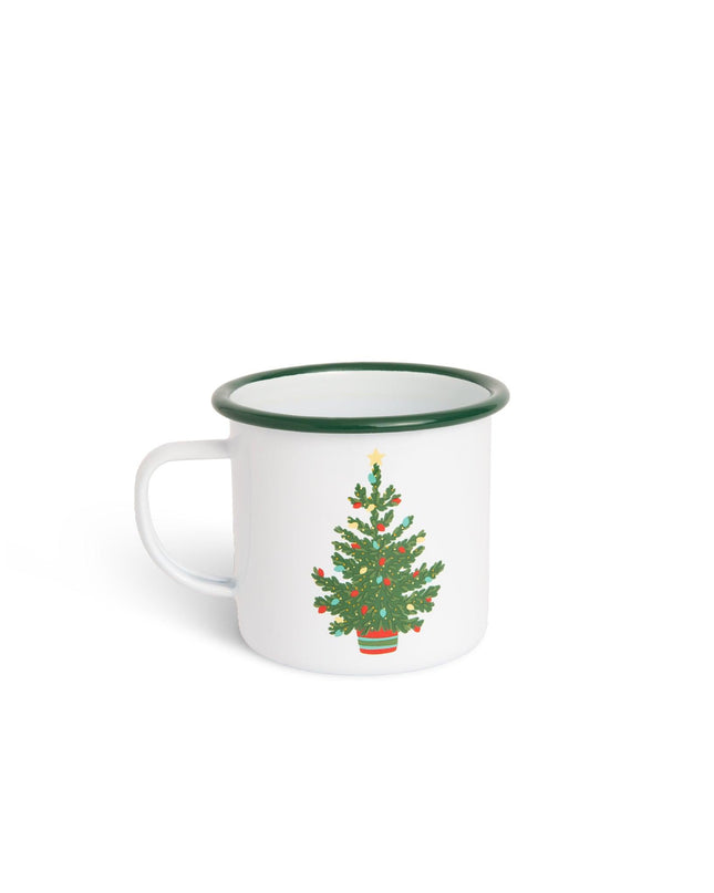 Helmsie x CCH 16 oz Large Mugs, Set of 4, Christmas Tree