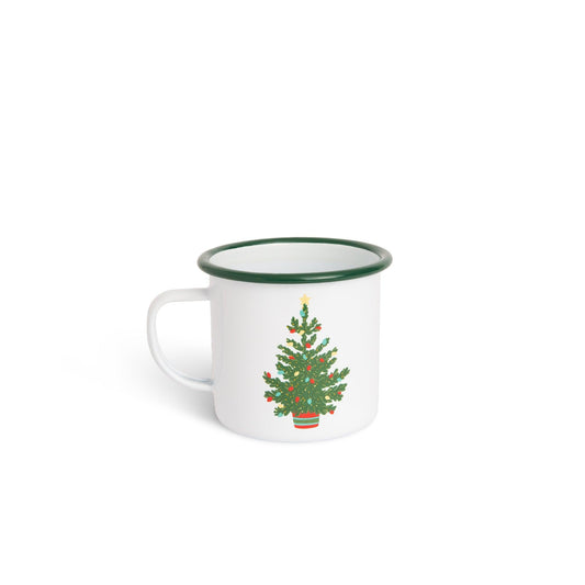 Helmsie x CCH 16 oz Large Mugs, Set of 4, Christmas Tree