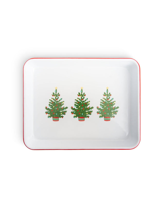 Helmsie x CCH Small Rectangular Tray, Christmas Trees