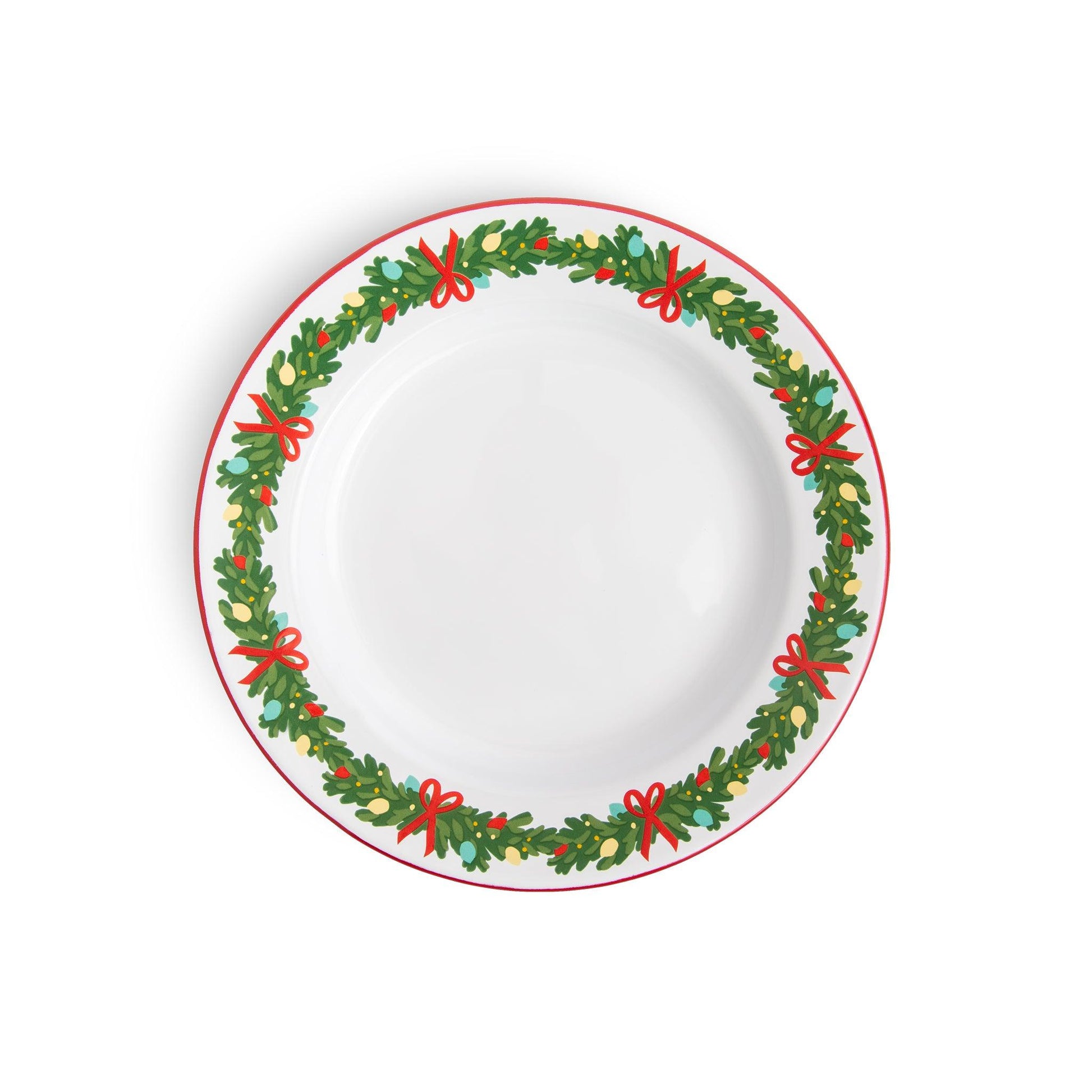 Helmsie x CCH Dinner Plates, Set of 4, Christmas Garland