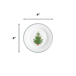 HS99GRN-VCT-4 - Helmsie x CCH Salad Plates, Set of 4, Christmas Tree - 4