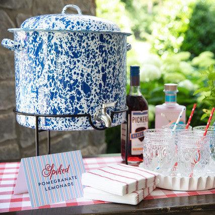 Splatter Beverage Dispenser with Stand