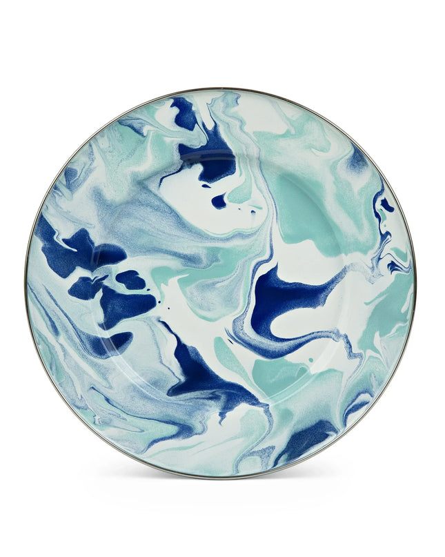 LG07S4 - Lagoon Dinner Plates - Set of 4 - Golden Rabbit Enamelware