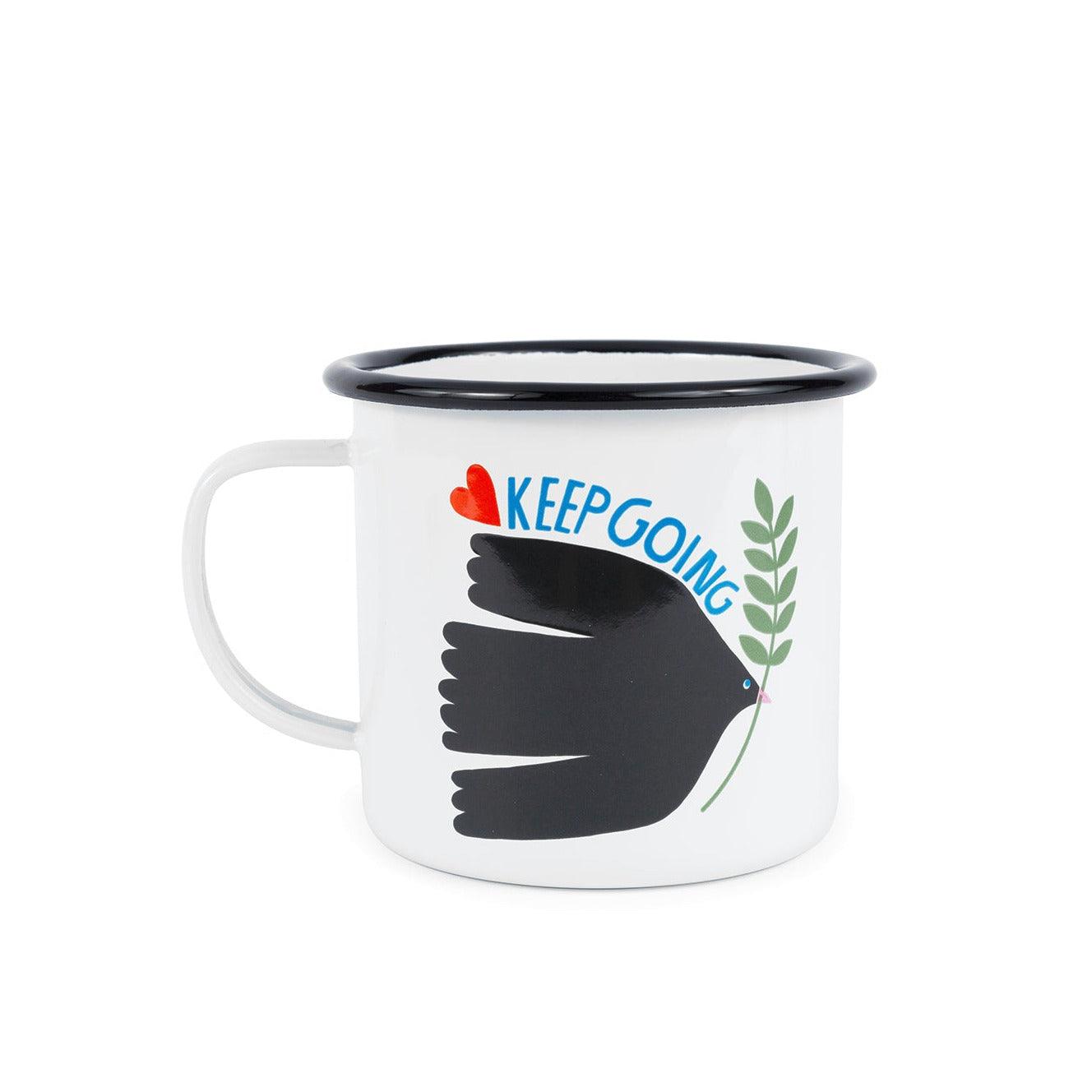 Lisa Congdon x CCH 16 oz Large Mug, Keep Going